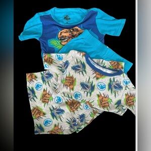 Juarrasic Park Boys Size 6 Short Pajama Sets 2 pack